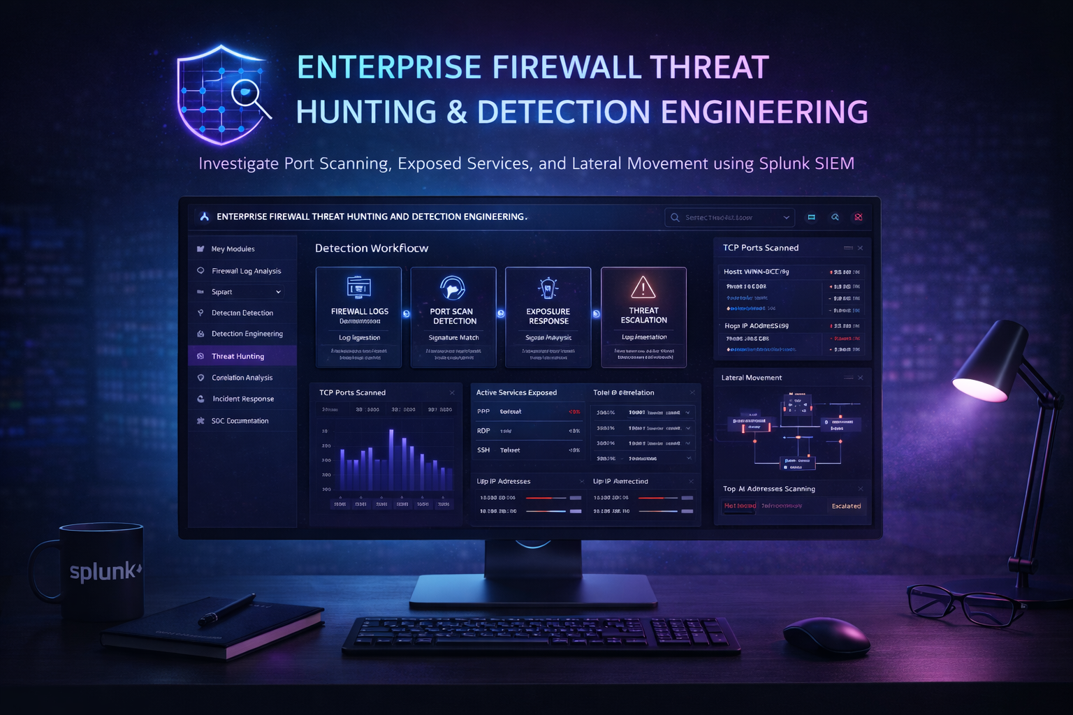 Firewall_SOC_Threat_Hunting_Splunk